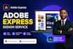 design adobe express social media post flyer presentation gohighlevel graphic