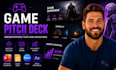 gaming presentation, game pitch deck design, video game pitch deck expert, ppt