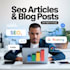 write SEO optimized articles design and blog posts