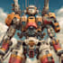 do custom mecha robot art