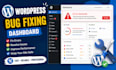 fix wordpress bugs woocommerce error malware and html css issues php error fix