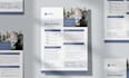 design editable canva capability statement, one sheet, samgov, federal contract