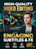 do high energy gaming video editing with motion graphics