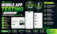 do app testing website testing reveiw QA testing, user testing with 12 testers