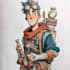 draw your dnd character and items