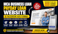 build mca business loan, payday loan website and facebook ads funnel