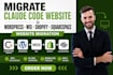 migrate claude code website to wordpress wix shopify squarespace migration