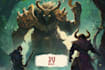 draw dark fantasy character with intense mood