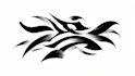 custom an abstract black tattoo design