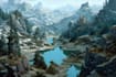 draw anime background, landscape illustrations