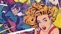 create cool retro comic art design illustration