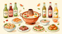 do food and drink illustration