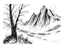 make pen and ink drawings