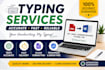 do accurate typing from handwriting notes, pdfor image