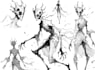 sketch fantasy character concept art