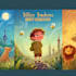 create children book cover with clean educational