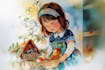 draw colorful children book art