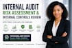 do internal audit risk assessment internal controls compliance audit iso 9001