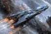 draw a sci fi spaceship art