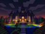 build minecraft spawn,castle,house in survival or creative