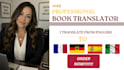 translate, proofread and format your book into french, german, italian, english