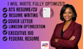 professionally rewrite, create 24hrs ats resume writing