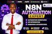 n8n automation social media n8n ai automation image and lead generation whatsapp