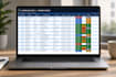 create HR excel dashboard spreadsheet template and google sheets KPI tracker