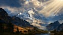 create an illustration and concept art for a landscape
