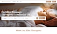 design wix massage therapy website massage clinic wellness website