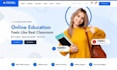 design lms website, kajabi, thinkific learnworlds podia website