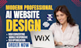 do ai website design ai website development custom ai website business website
