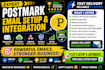 set up postmark email API SMTP saas automation webhook integration setup