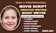 write movie script screenplay screen writing  film script