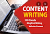 write high quality SEO friendly content and blog posts