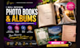 design notepad, digital journal, wedding albums, travel books, event photo book