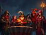 do group party character art, dnd party