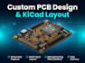 do pcb design kicad aitium esp32 arduino schematic layout custom circuit board