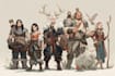 dnd character art and dnd character art