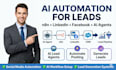 build n8n ai linkedin facebook post automation workflow lead generation agent