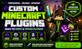 create custom minecraft plugins for spigot paper and bukkit servers