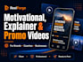 create short promo, explainer or motivational videos