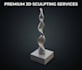 make custom 3d model for printing, parametric stl, 3mf