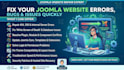 fix joomla errors, bugs and issues on your website quickly