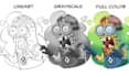 design a custom new school tattoo illustration