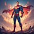 do a superhero character art