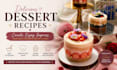 create custom dessert recipes for your business or blog