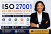 deliver iso 27001 certification, isms documentation, risk assessment and audit