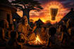 create african folktales video 3d ai animation ai storytelling for youtube