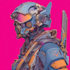 a sci fi character illustration or sci fi character